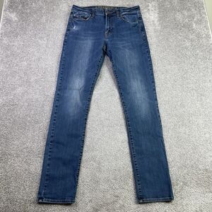 American Eagle Jeans Men’s 30X32 Blue Straight Slim Fit Low Rise Dark Wash